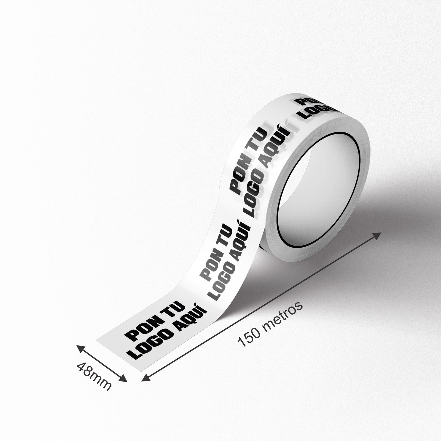 Cinta Personalizable 48mm x 150M (Más Común).