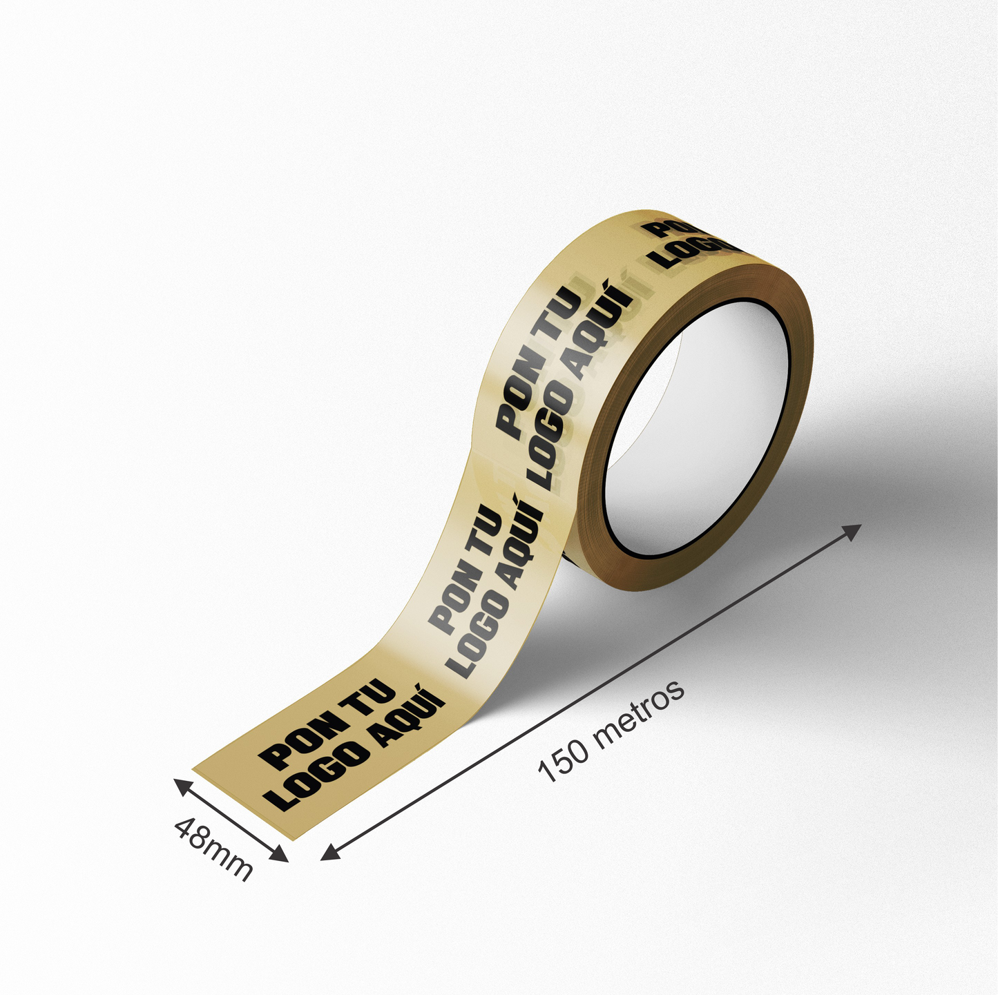 Cinta Personalizable 48mm x 150M (Más Común).